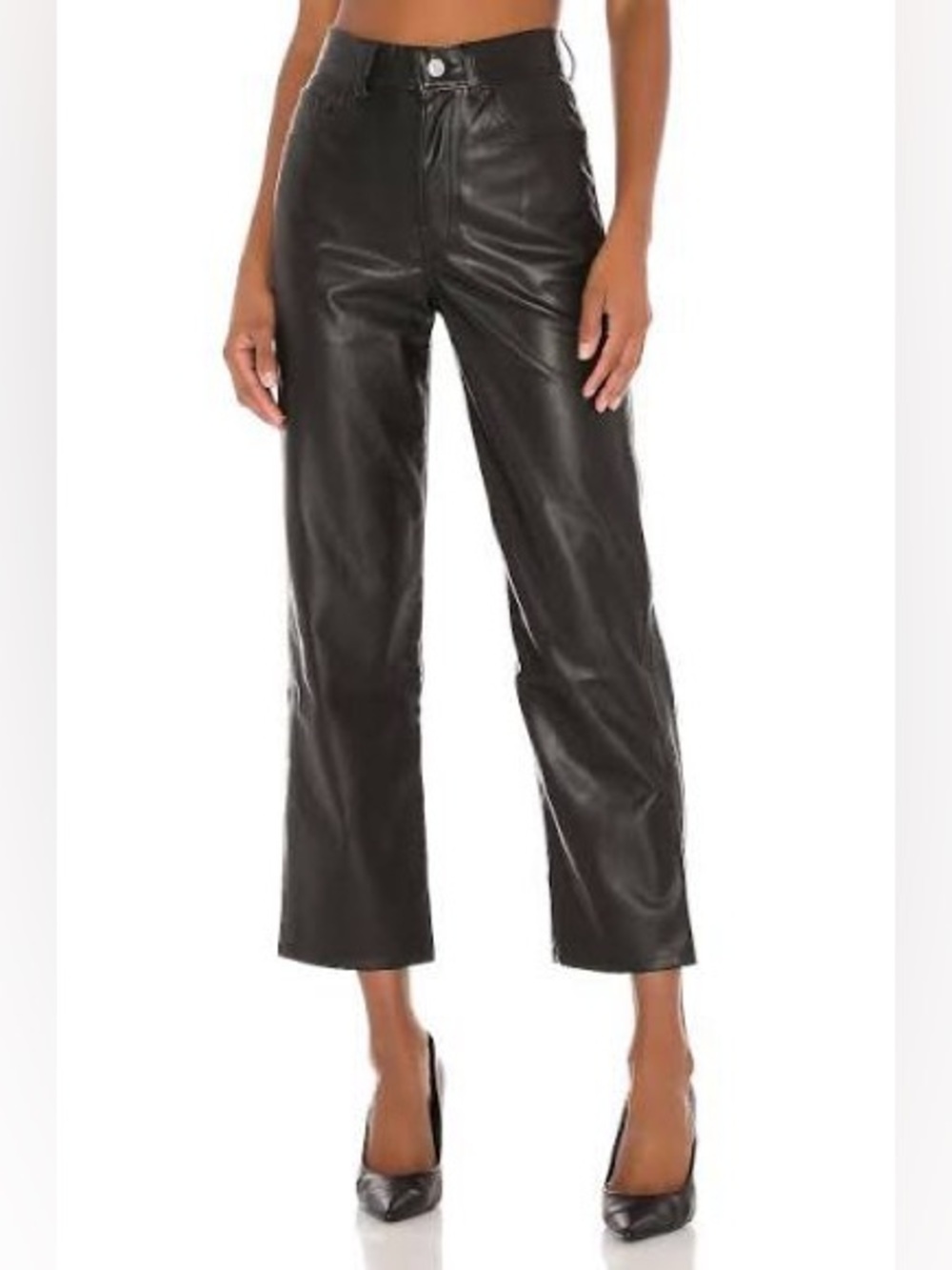Levi’s Ribcage Straight Faux Leather Pants